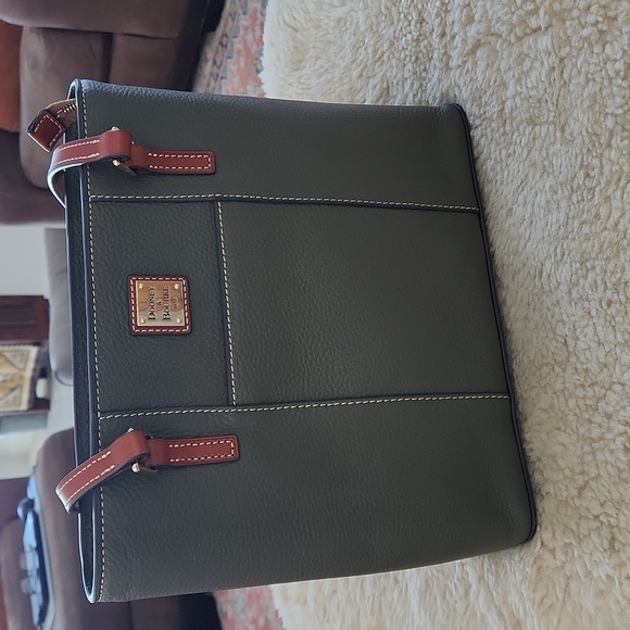 NWOT Dooney & Bourke Moss Green Pebbled Leather Lexington Shopper Tote 💚🎁 - Picture 5 of 17